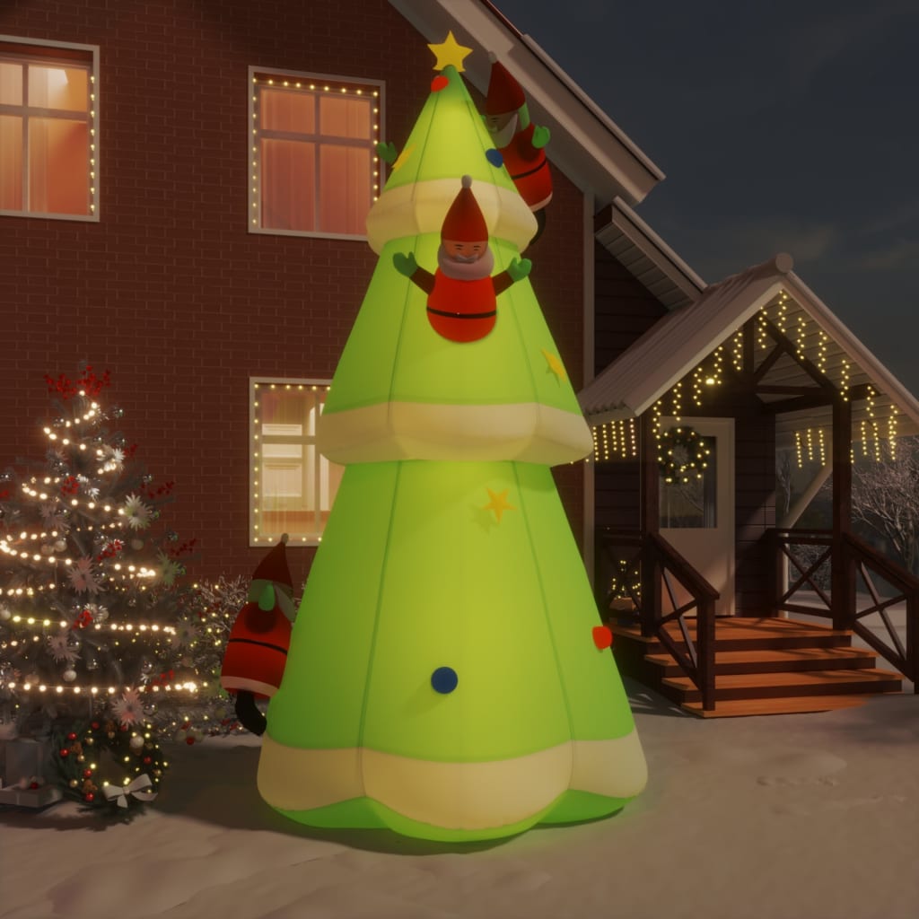 vidaXL Inflatable Christmas Tree with LEDs 500cm