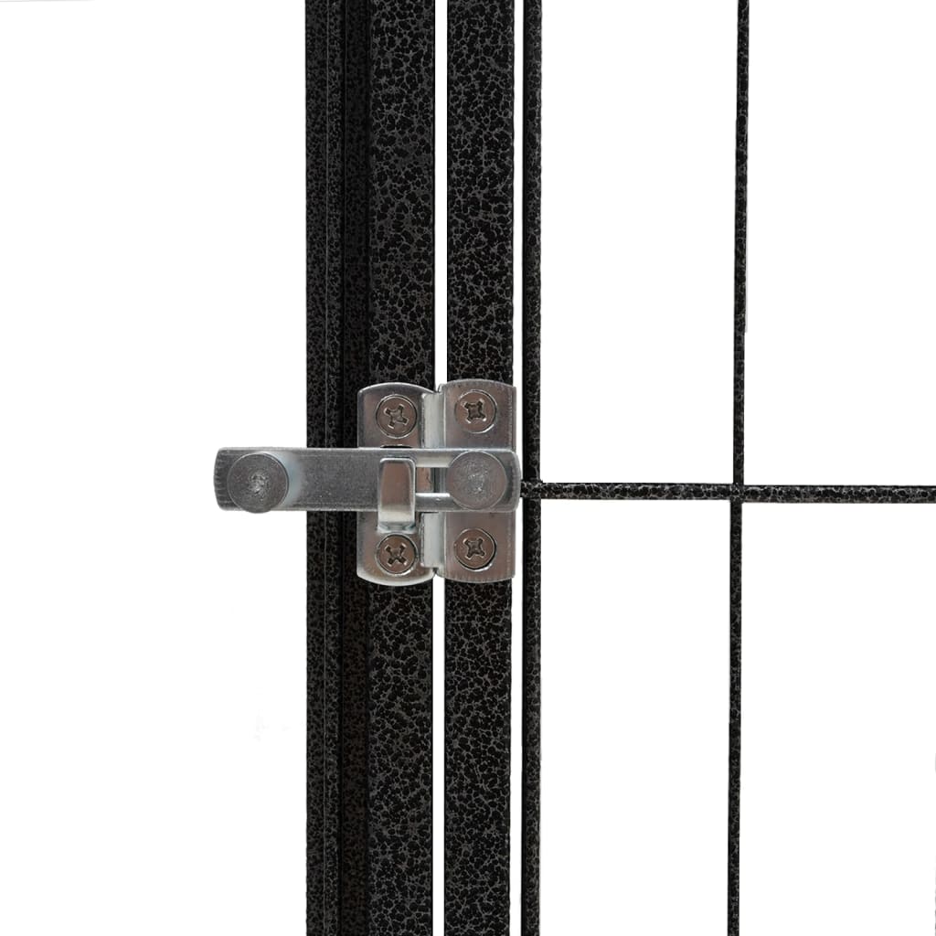 8720287158875_g_en_hd_3 vidaXL 34-Panel Dog Playpen Black 50x100 cm Powder-coated Steel - Image 4