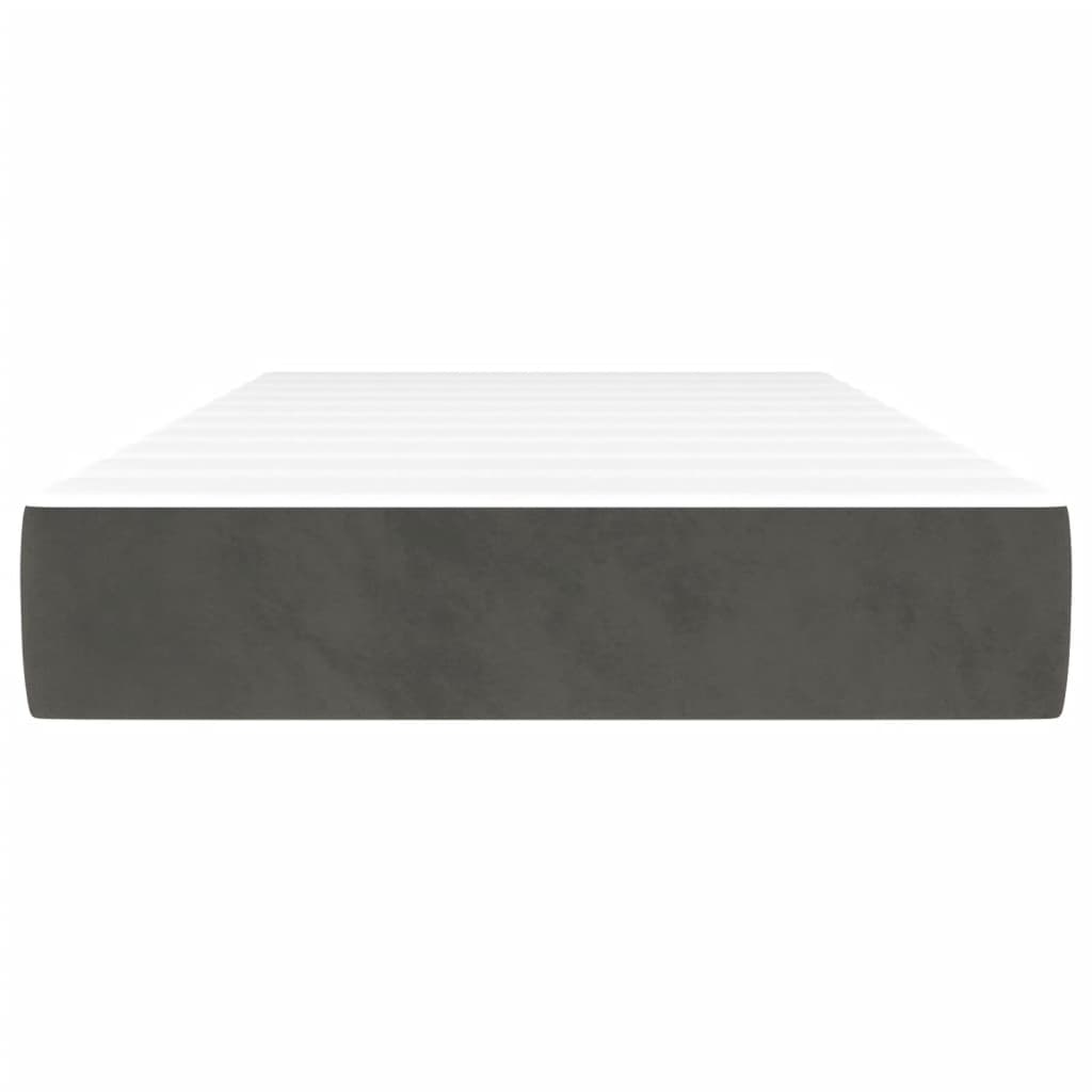 8720287160236_g_en_hd_1 vidaXL Pocket Spring Bed Mattress Dark Grey 90x190x20 cm Velvet - Image 3