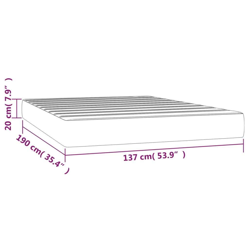 8720287161875_g_en_hd_5 vidaXL Pocket Spring Bed Mattress Black 137x190x20 cm Full Faux Leather - Image 7