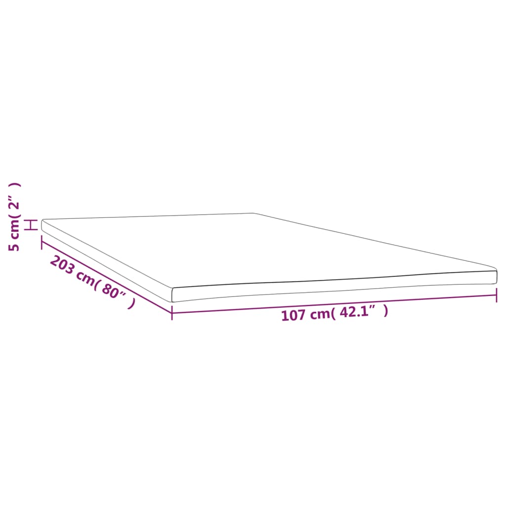 8720287162353_g_en_hd_5 vidaXL Mattress Topper 107x203x5 cm Super Single - Image 7