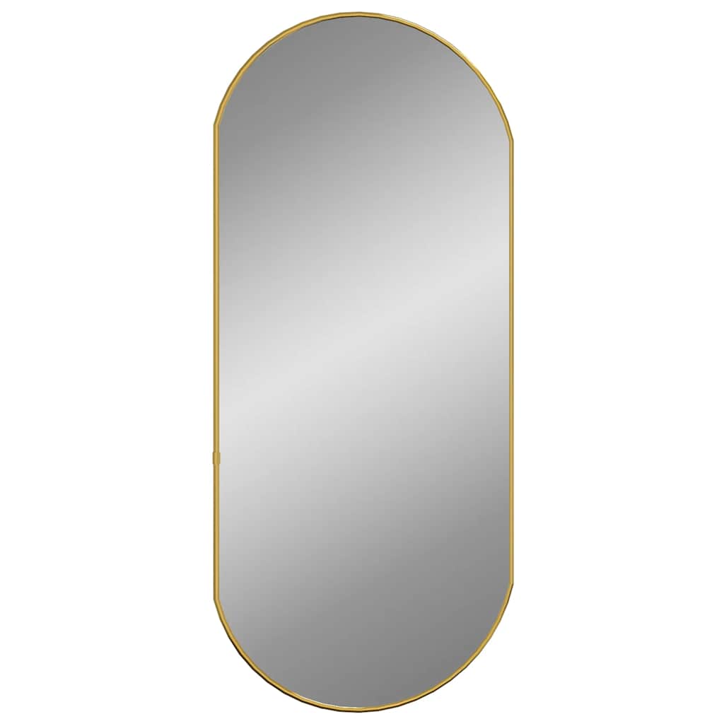 8720287165965_a_en_hd_1 vidaXL Wall Mirror Gold 80x35 cm Oval - Image 2