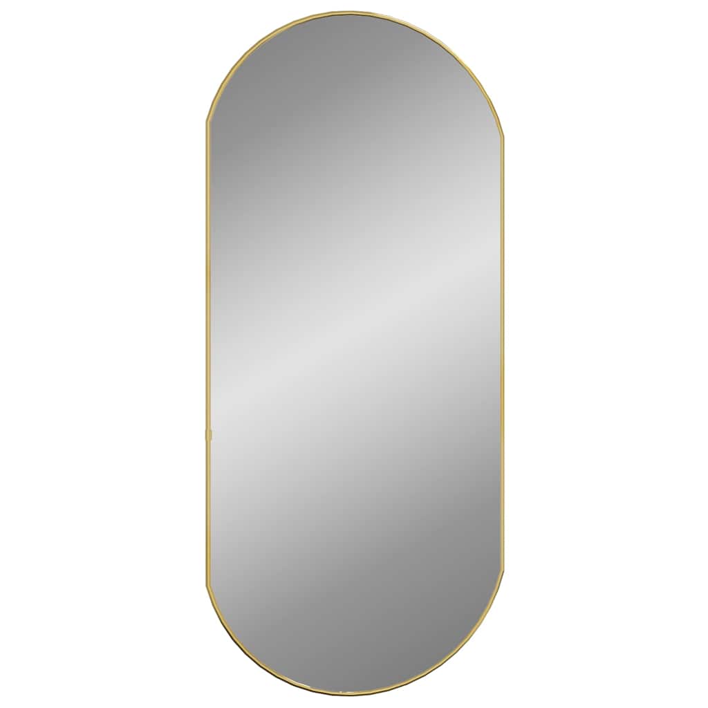 8720287165972_a_en_hd_1 vidaXL Wall Mirror Gold 90x40 cm Oval - Image 2