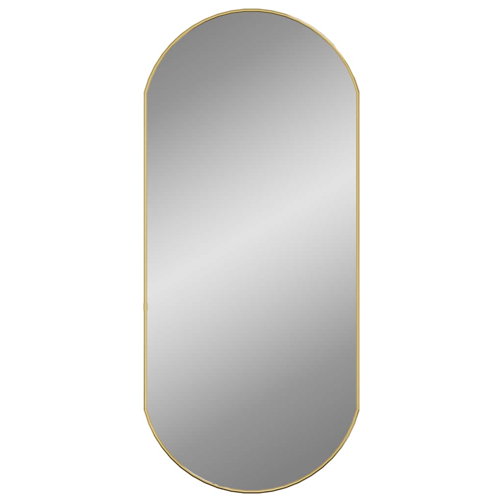 8720287165972_g_en_hd_1 vidaXL Wall Mirror Gold 90x40 cm Oval - Image 3