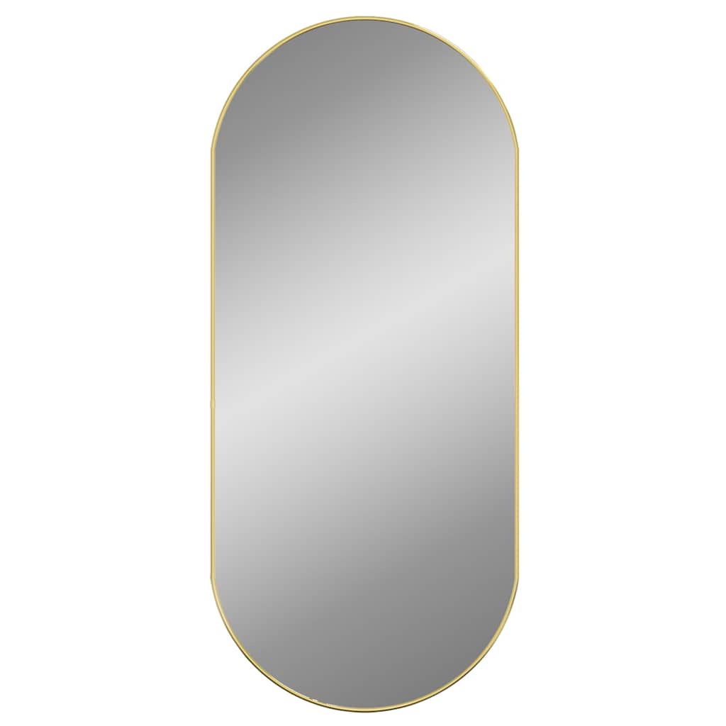8720287165989_a_en_hd_1 vidaXL Wall Mirror Gold 100x45 cm Oval - Image 2