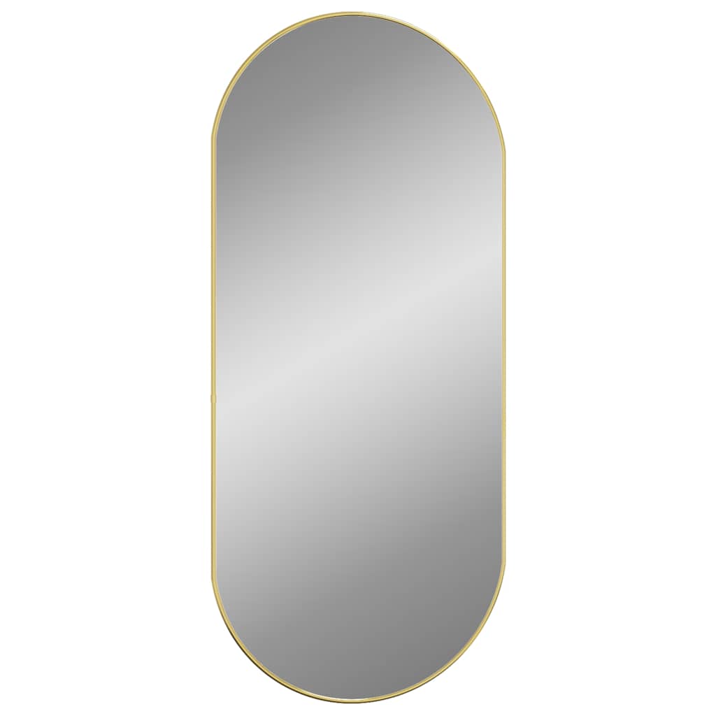 8720287165989_g_en_hd_1 vidaXL Wall Mirror Gold 100x45 cm Oval - Image 3
