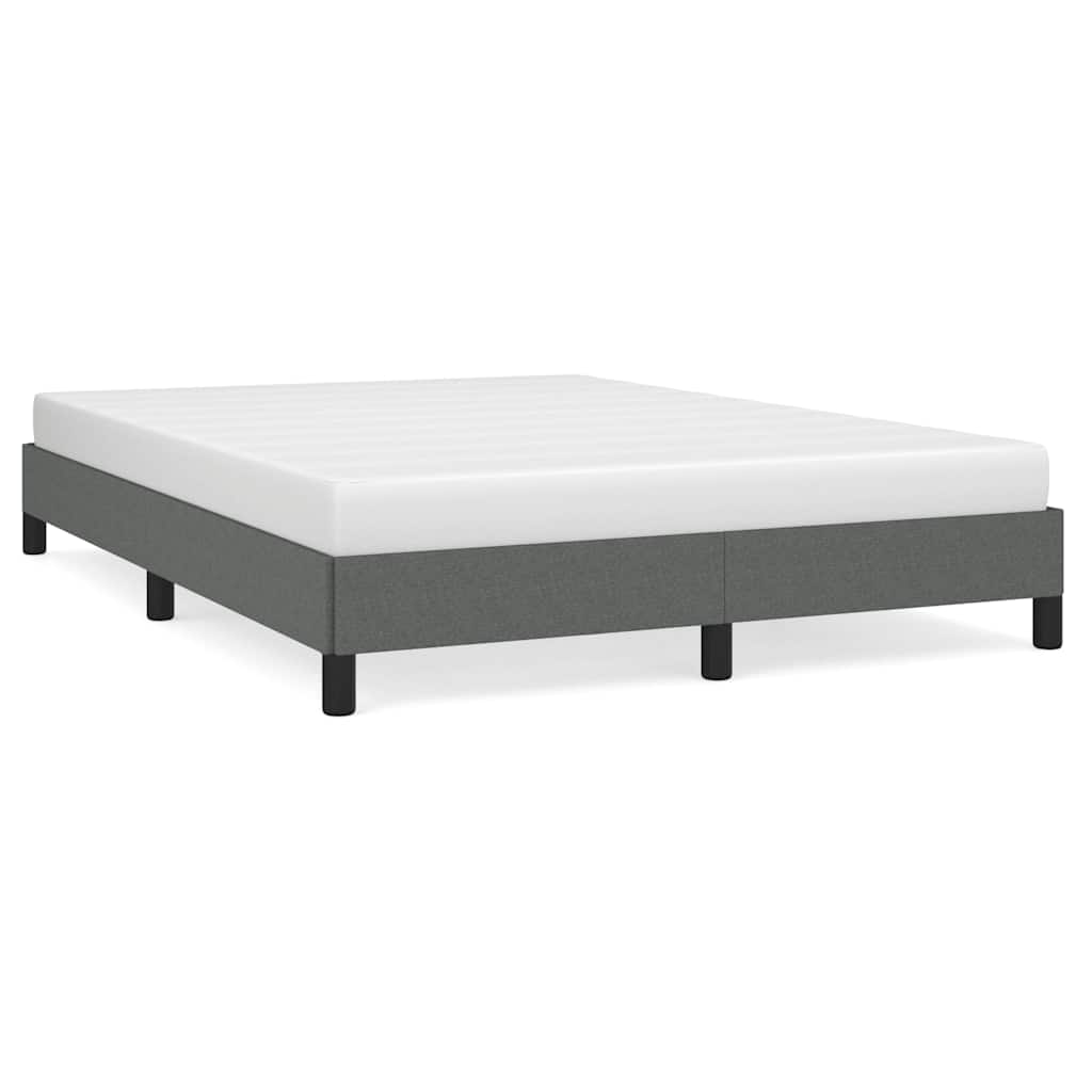 8720287168089_a_en_hd_1 vidaXL Bed Frame without Mattress Dark Grey 137x187 cm Double Fabric - Image 2