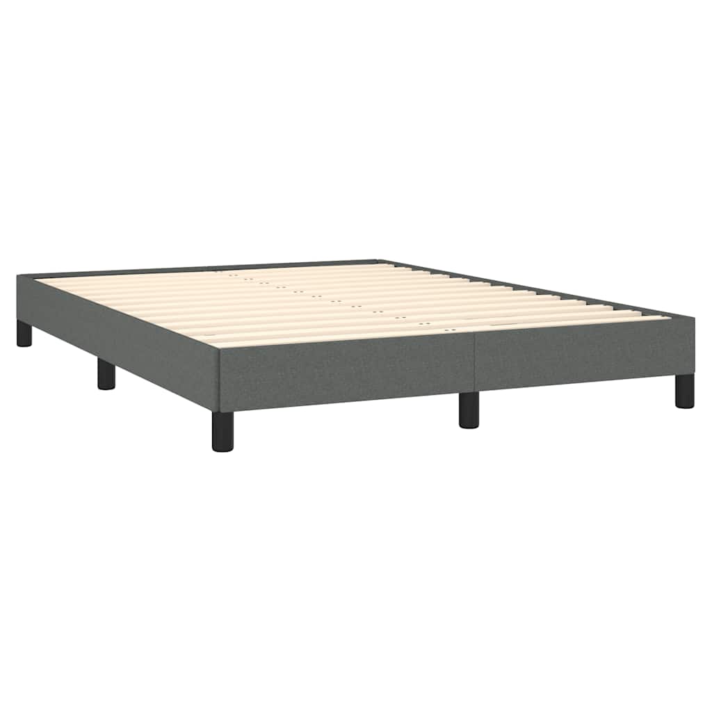 8720287168089_g_en_hd_2 vidaXL Bed Frame without Mattress Dark Grey 137x187 cm Double Fabric - Image 4