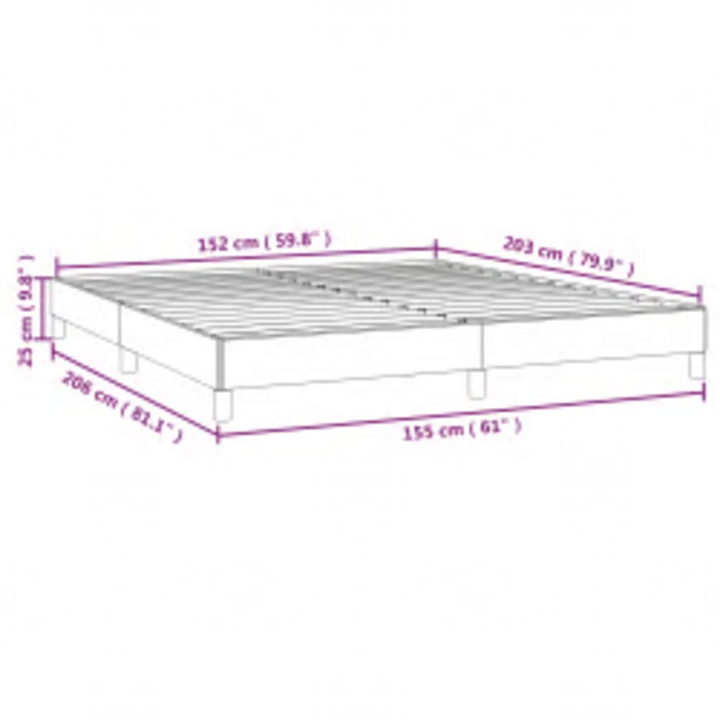 8720287168119_g_en_hd_7 vidaXL Bed Frame without Mattress Dark Grey 152x203 cm Queen Fabric - Image 9