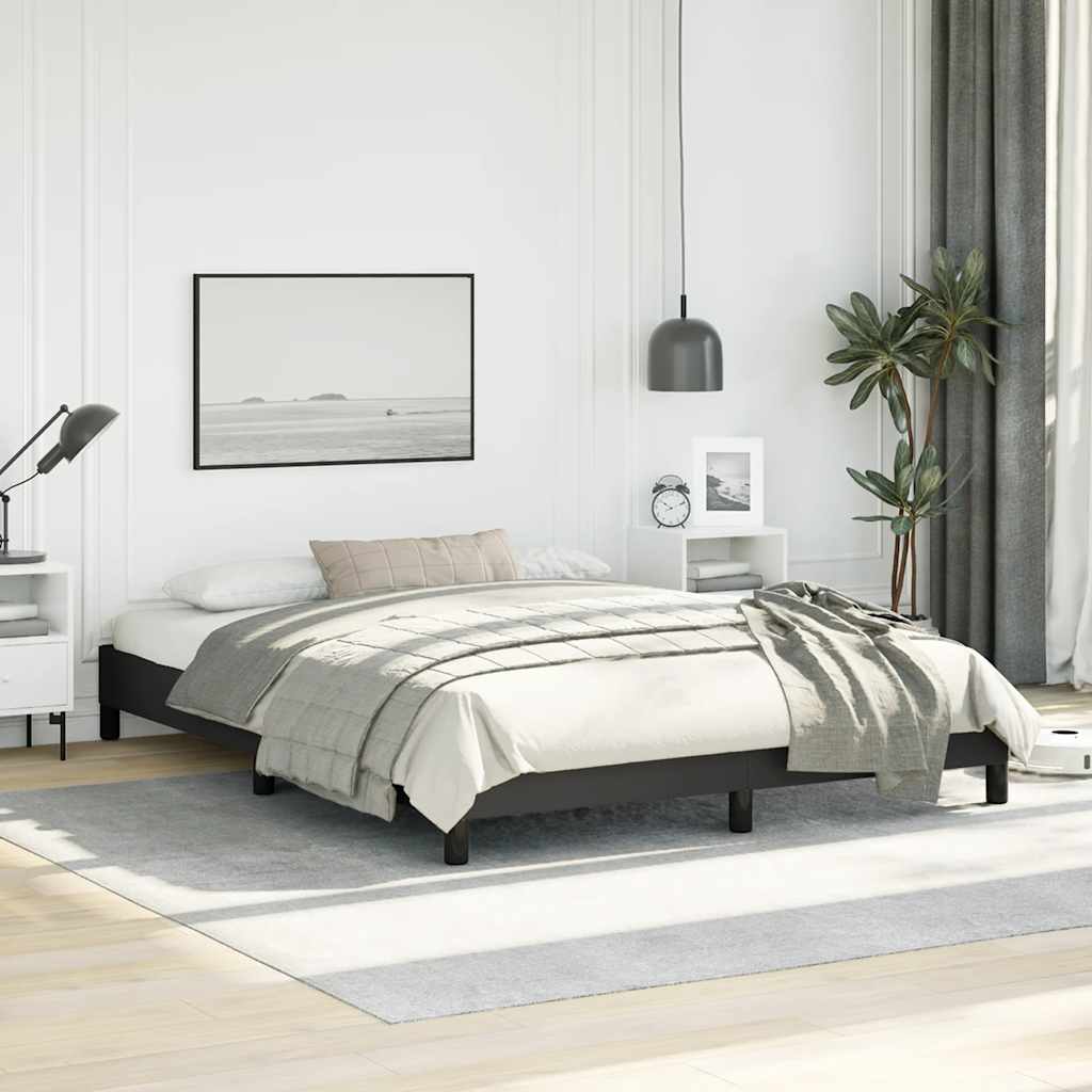 8720287169833_g_en_hd_2 vidaXL Bed Frame without Mattress Black 152x203 cm Queen Faux Leather - Image 4