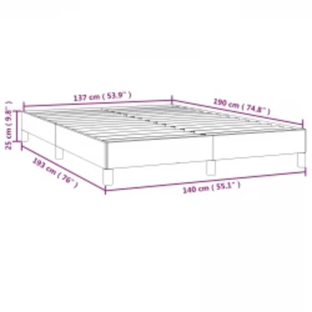 8720287170563_g_en_hd_8 vidaXL Bed Frame without Mattress Dark Grey 137x187 cm Double Velvet - Image 10