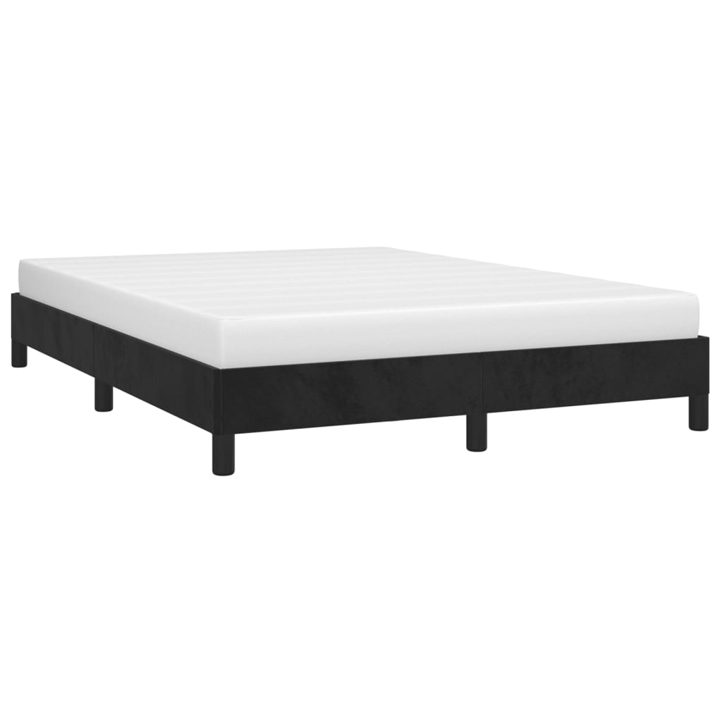 8720287170570_g_en_hd_2 vidaXL Bed Frame without Mattress Black 137x187 cm Double Velvet - Image 4