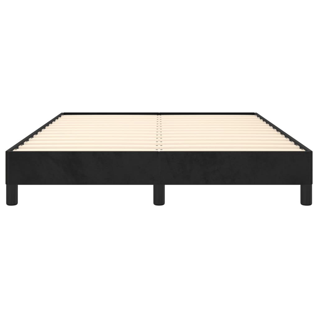 8720287170570_g_en_hd_3 vidaXL Bed Frame without Mattress Black 137x187 cm Double Velvet - Image 5