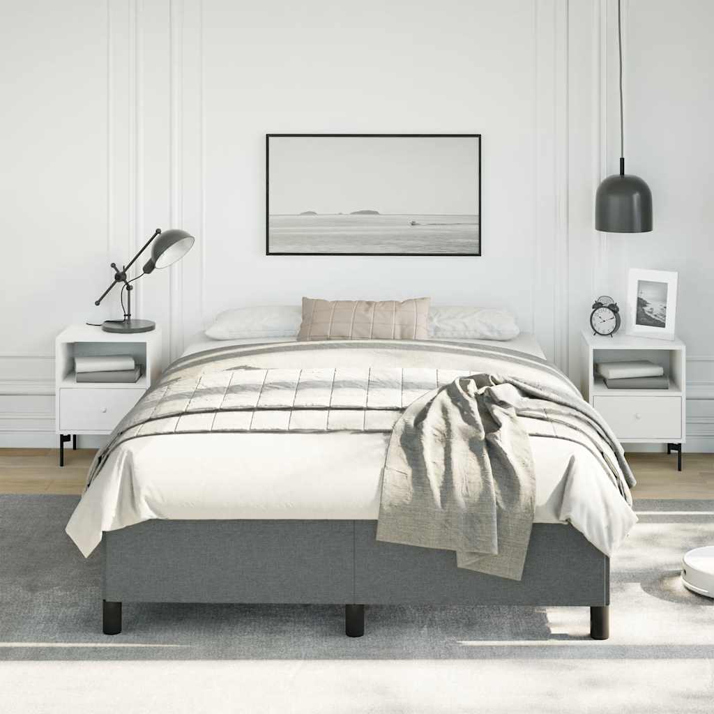 8720287171546_g_en_hd_1 vidaXL Bed Frame without Mattress Dark Grey 137x187 cm Double Fabric - Image 3