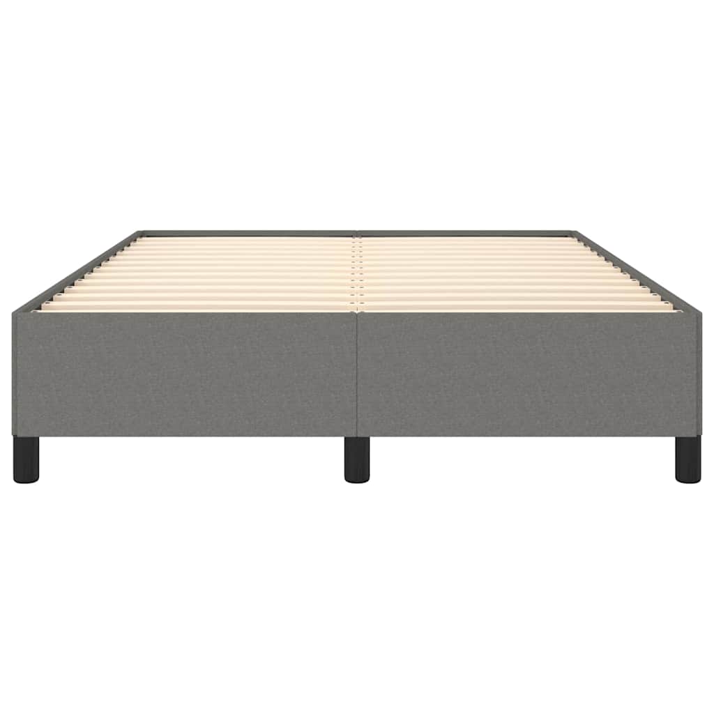 8720287171546_g_en_hd_4 vidaXL Bed Frame without Mattress Dark Grey 137x187 cm Double Fabric - Image 6