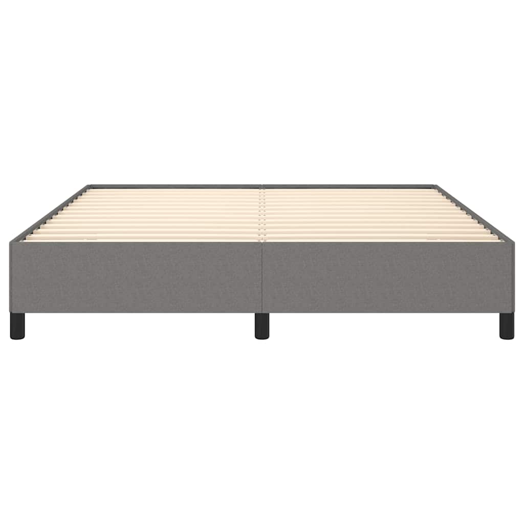 8720287171577_g_en_hd_4 vidaXL Bed Frame without Mattress Dark Grey 152x203 cm Queen Fabric - Image 6