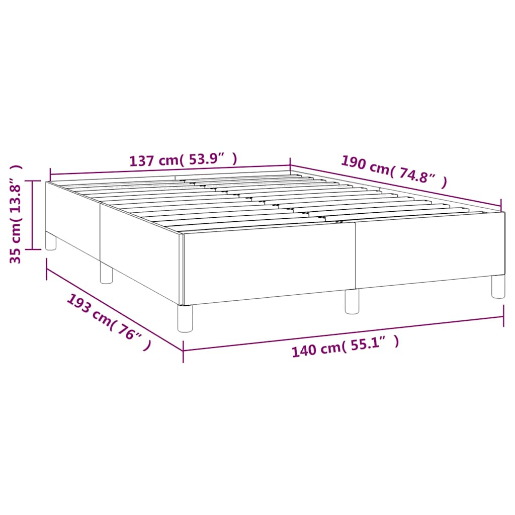 8720287173281_g_en_hd_7 vidaXL Bed Frame without Mattress Black 137x187 cm Double Faux Leather - Image 9