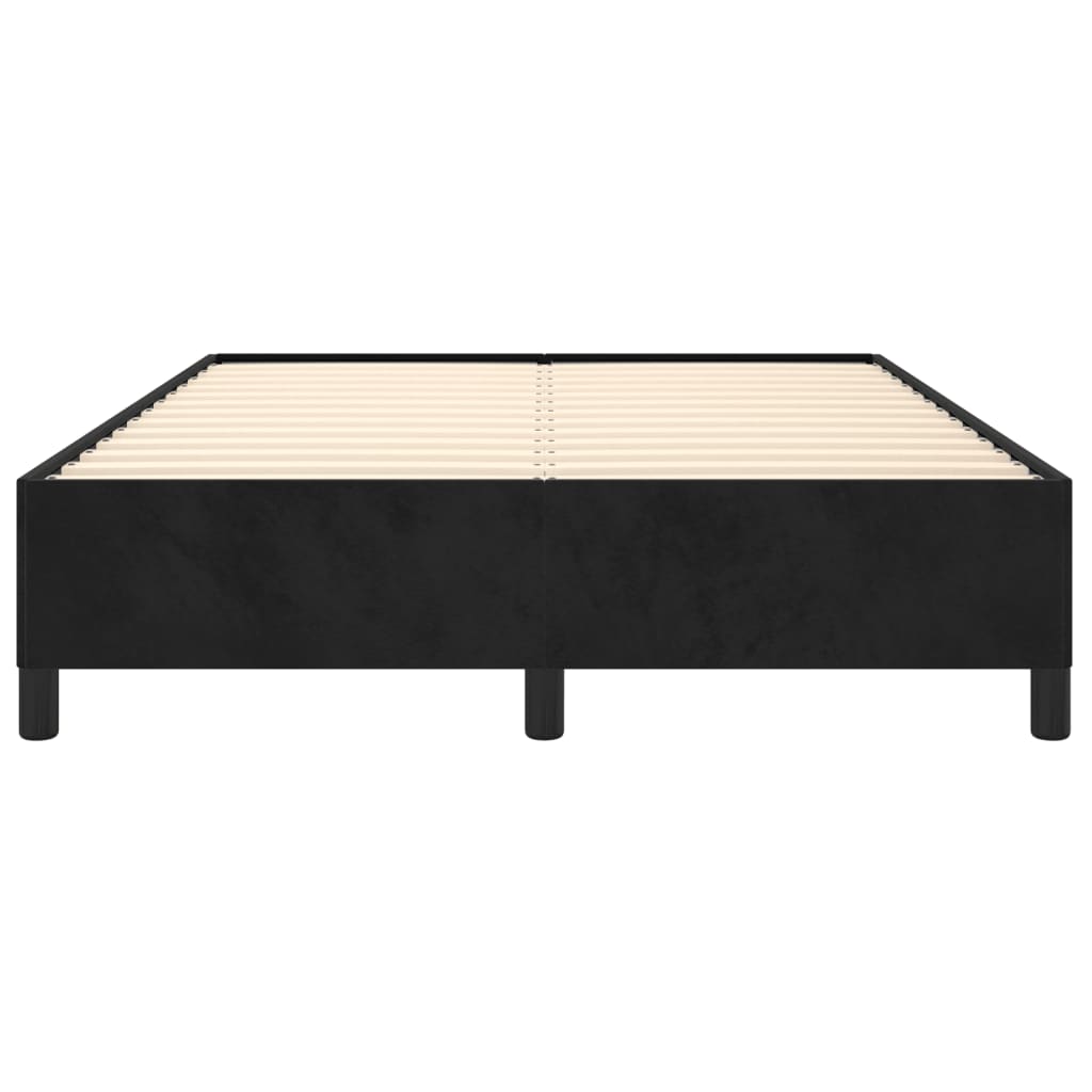 8720287174059_g_en_hd_3 vidaXL Bed Frame without Mattress Black 137x187 cm Double Velvet - Image 5