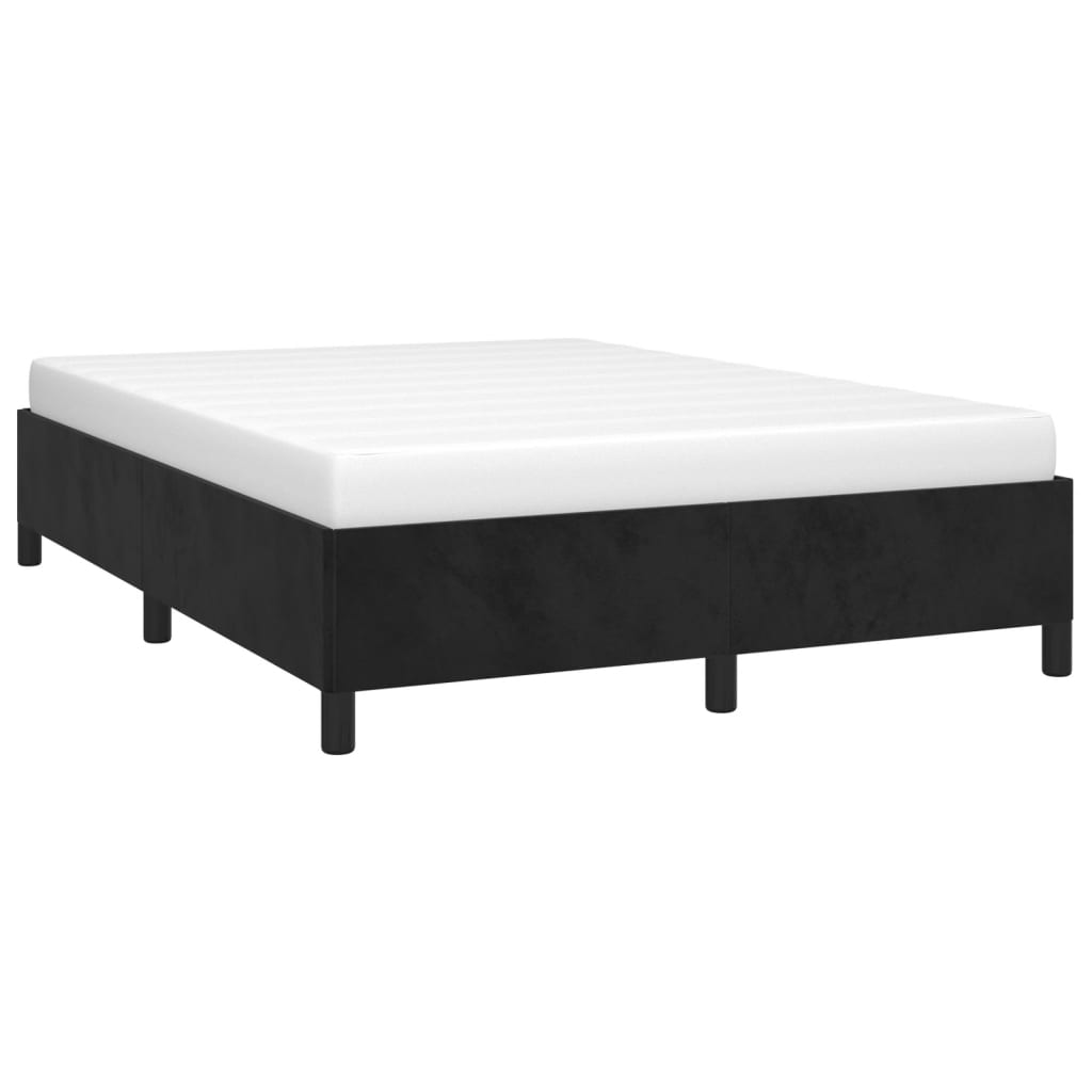 8720287174080_g_en_hd_1 vidaXL Bed Frame without Mattress Black 152x203 cm Queen Velvet - Image 3