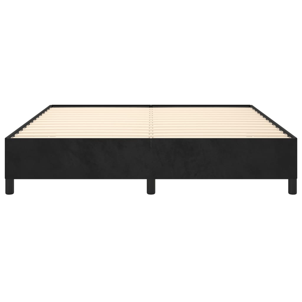 8720287174080_g_en_hd_3 vidaXL Bed Frame without Mattress Black 152x203 cm Queen Velvet - Image 5