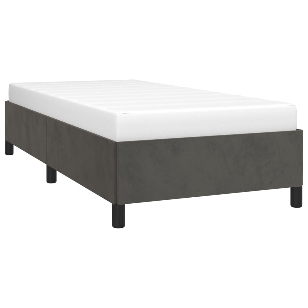 8720287174158_g_en_hd_1 vidaXL Bed Frame without Mattress Dark Grey King Single Velvet - Image 3