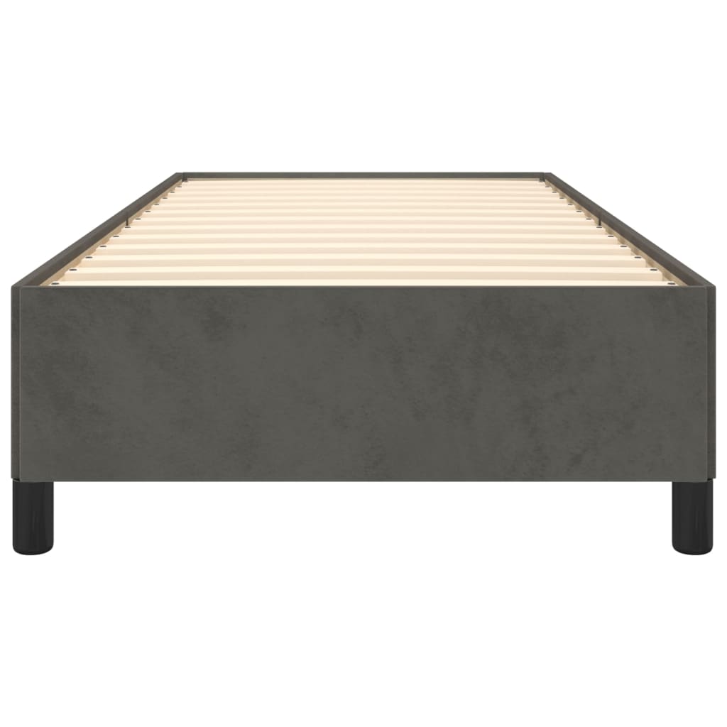 8720287174158_g_en_hd_3 vidaXL Bed Frame without Mattress Dark Grey King Single Velvet - Image 5