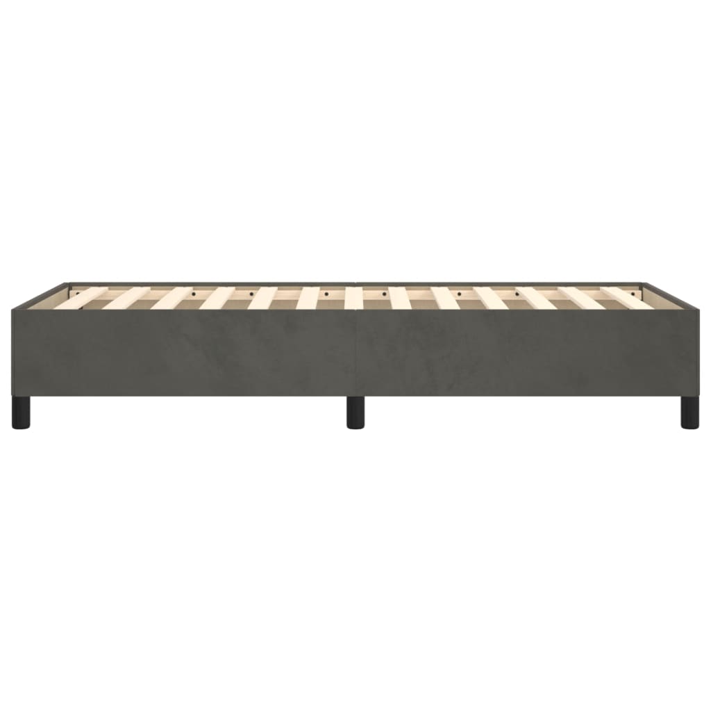 8720287174158_g_en_hd_4 vidaXL Bed Frame without Mattress Dark Grey King Single Velvet - Image 6