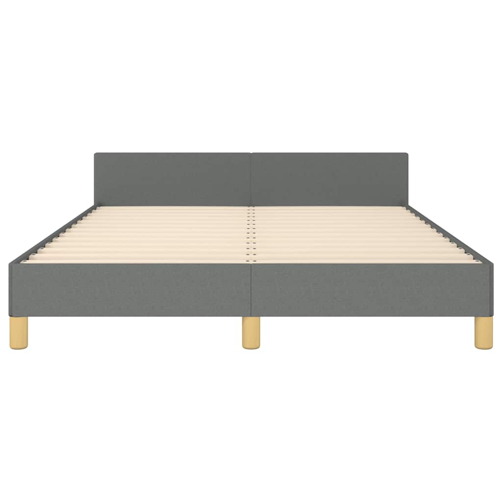 8720287175032_g_en_hd_4 vidaXL Bed Frame without Mattress Dark Grey Double Fabric - Image 6