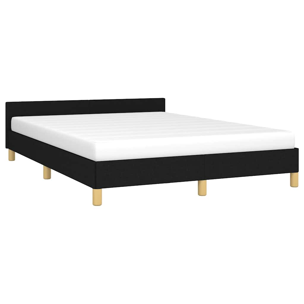8720287175049_g_en_hd_2 vidaXL Bed Frame without Mattress Black Double Fabric - Image 4