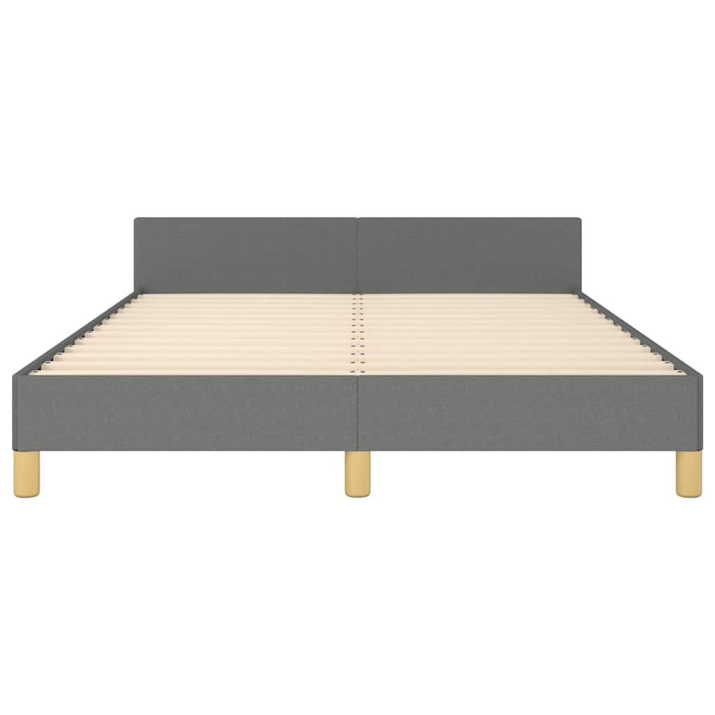 8720287175063_g_en_hd_4 vidaXL Bed Frame without Mattress Dark Grey Queen Fabric - Image 6