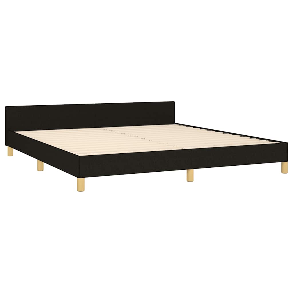 8720287175070_g_en_hd_3 vidaXL Bed Frame without Mattress Black Queen Fabric - Image 5