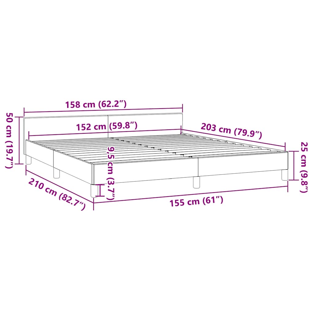 8720287175070_g_en_hd_7 vidaXL Bed Frame without Mattress Black Queen Fabric - Image 9
