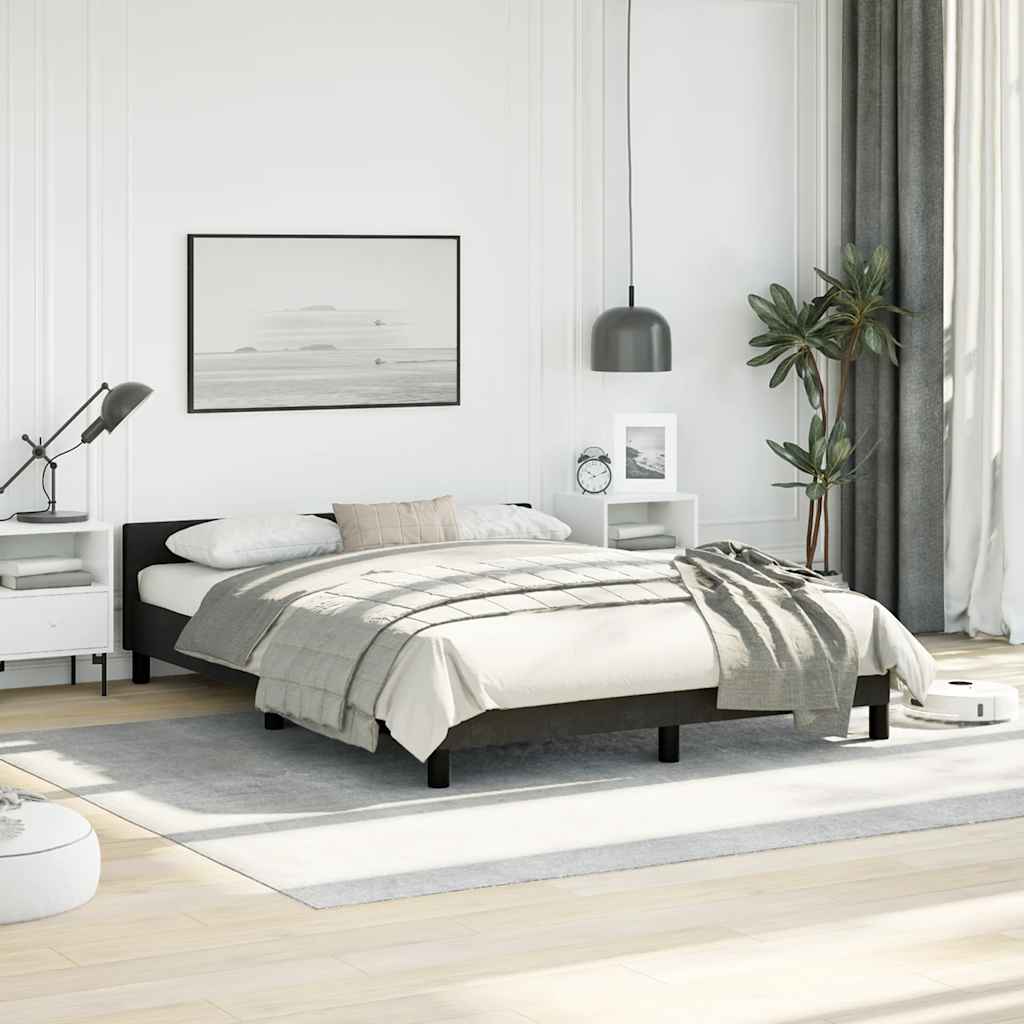 8720287176541_g_en_hd_1 vidaXL Bed Frame without Mattress Black Double Velvet - Image 3