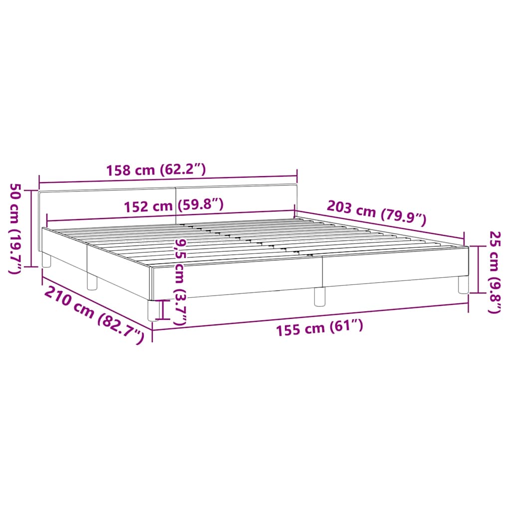 8720287176565_g_en_hd_7 vidaXL Bed Frame without Mattress Dark Grey Queen Velvet - Image 9