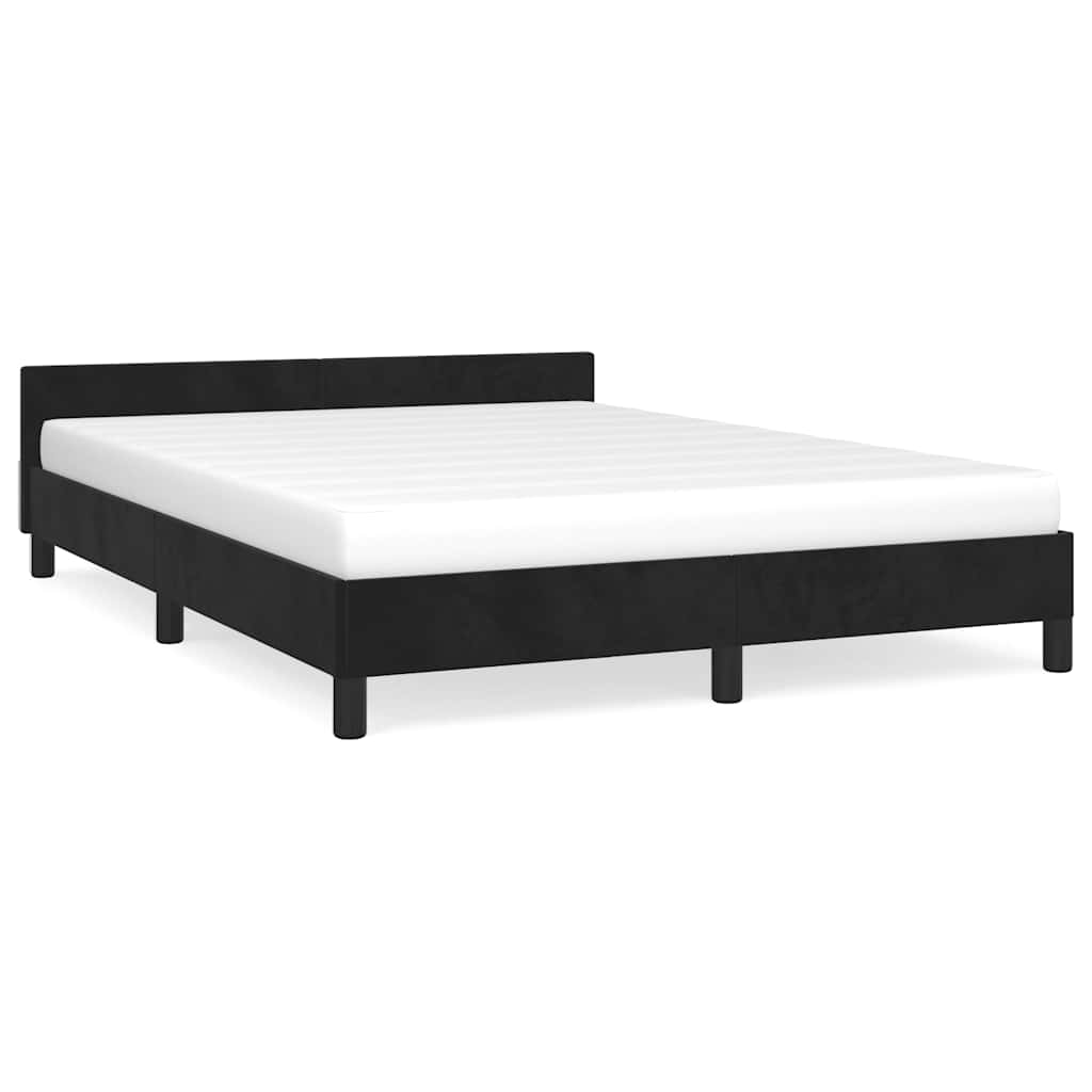 8720287176572_a_en_hd_1 vidaXL Bed Frame without Mattress Black Queen Velvet - Image 2