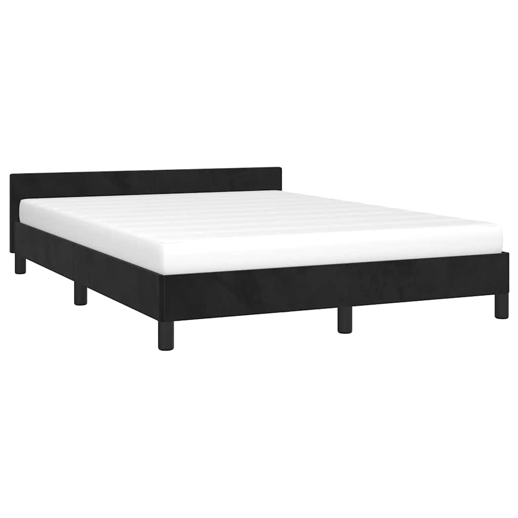 8720287176572_g_en_hd_2 vidaXL Bed Frame without Mattress Black Queen Velvet - Image 4