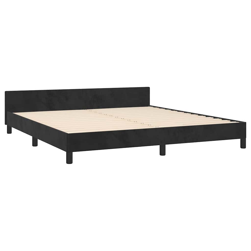 8720287176572_g_en_hd_3 vidaXL Bed Frame without Mattress Black Queen Velvet - Image 5