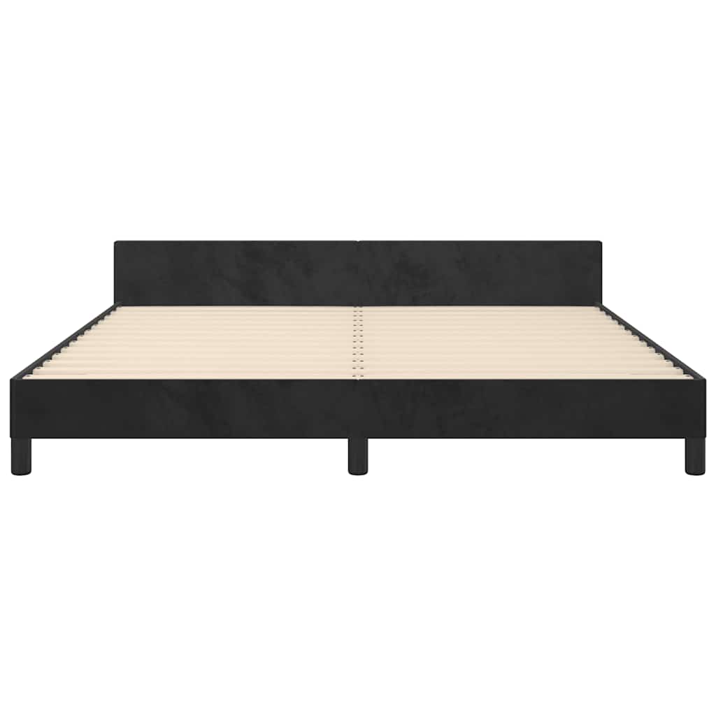 8720287176572_g_en_hd_4 vidaXL Bed Frame without Mattress Black Queen Velvet - Image 6