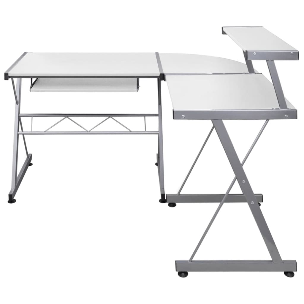 8720287177593_g_en_hd_1 vidaXL Corner Computer Desk White 132x112x99 cm Engineered Wood - Image 2