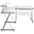 vidaXL Corner Computer Desk White 132x112x99 cm Engineered Wood - Image 3