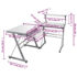 vidaXL Corner Computer Desk White 132x112x99 cm Engineered Wood - Image 6