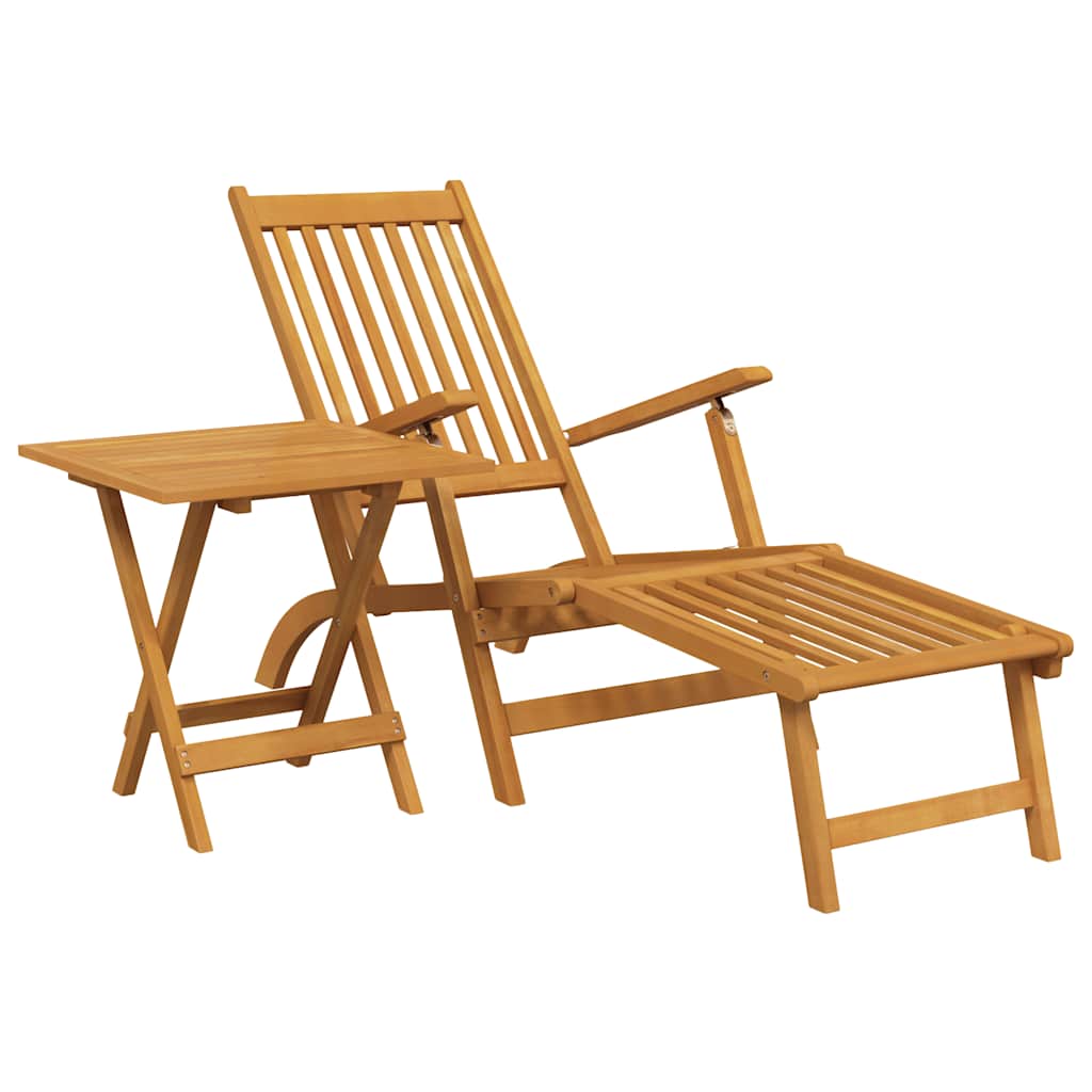 8720287177784_a_en_hd_1 vidaXL Outdoor Deck Chair with Footrest and Table Solid Wood Acacia - Image 2