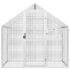 vidaXL Aviary Silver 179x100x185 cm Aluminium - Image 3