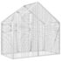 vidaXL Aviary Silver 179x100x185 cm Aluminium - Image 5