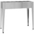 vidaXL Garden Planter 100.5x40.5x90 cm Galvanised Steel - Image 2