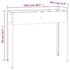 vidaXL Garden Planter Anthracite 100.5x40.5x90 cm Galvanised Steel - Image 6