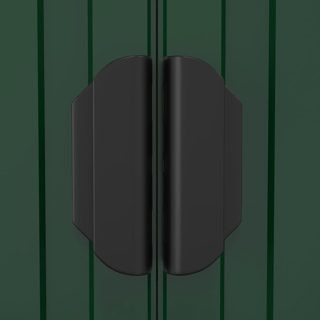 8720287178163_g_en_hd_5 vidaXL Garden Shed Green 192x108x223 cm Galvanised Steel - Image 7