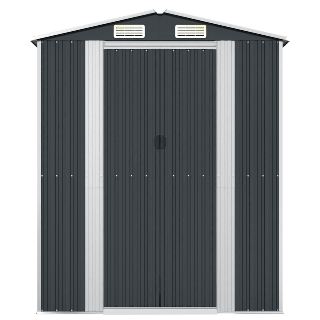 8720287178200_g_en_hd_1 vidaXL Garden Shed Anthracite 192x108x223 cm Galvanised Steel - Image 3