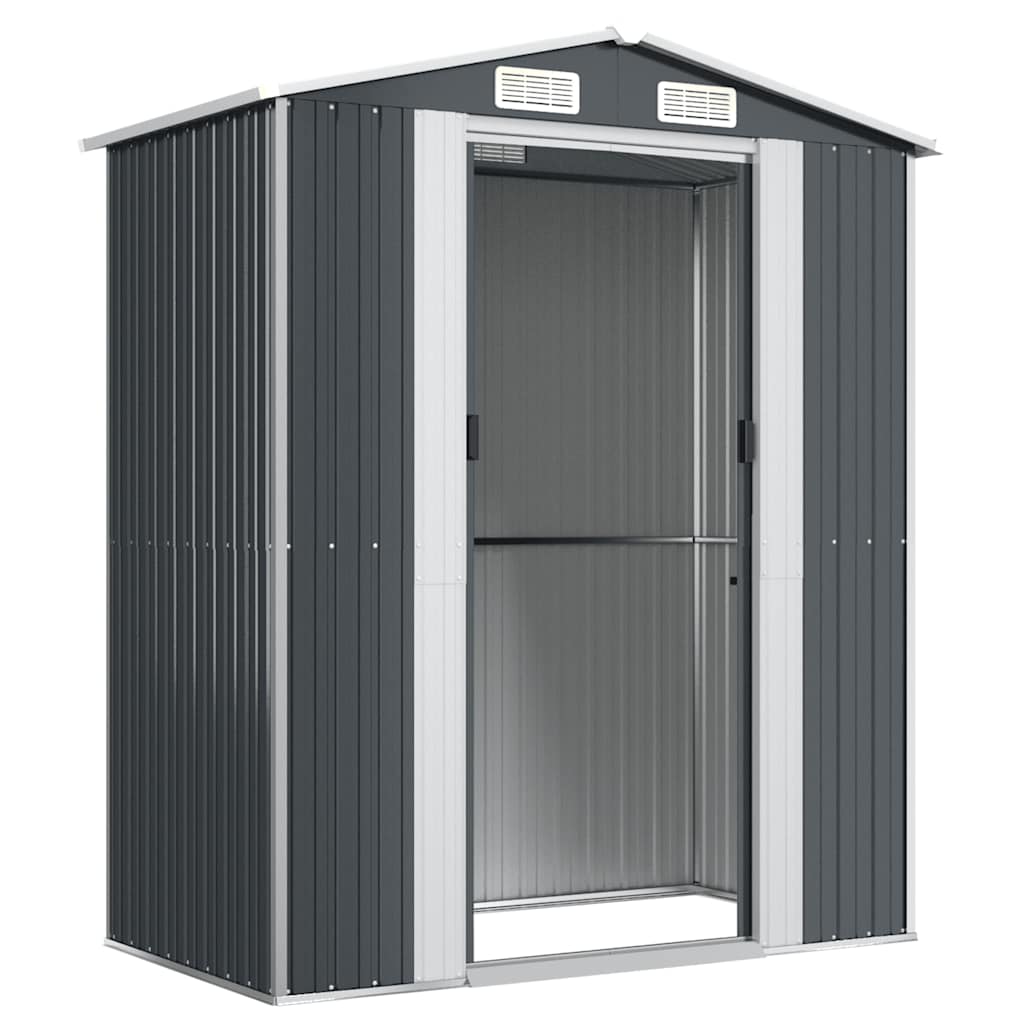 8720287178200_g_en_hd_2 vidaXL Garden Shed Anthracite 192x108x223 cm Galvanised Steel - Image 4