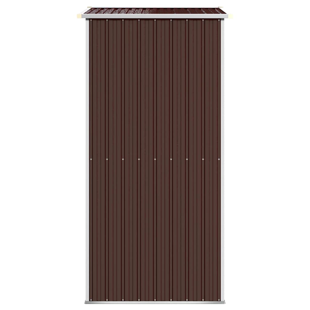 8720287178224_g_en_hd_3 vidaXL Garden Shed Dark Brown 192x108x223 cm Galvanised Steel - Image 5